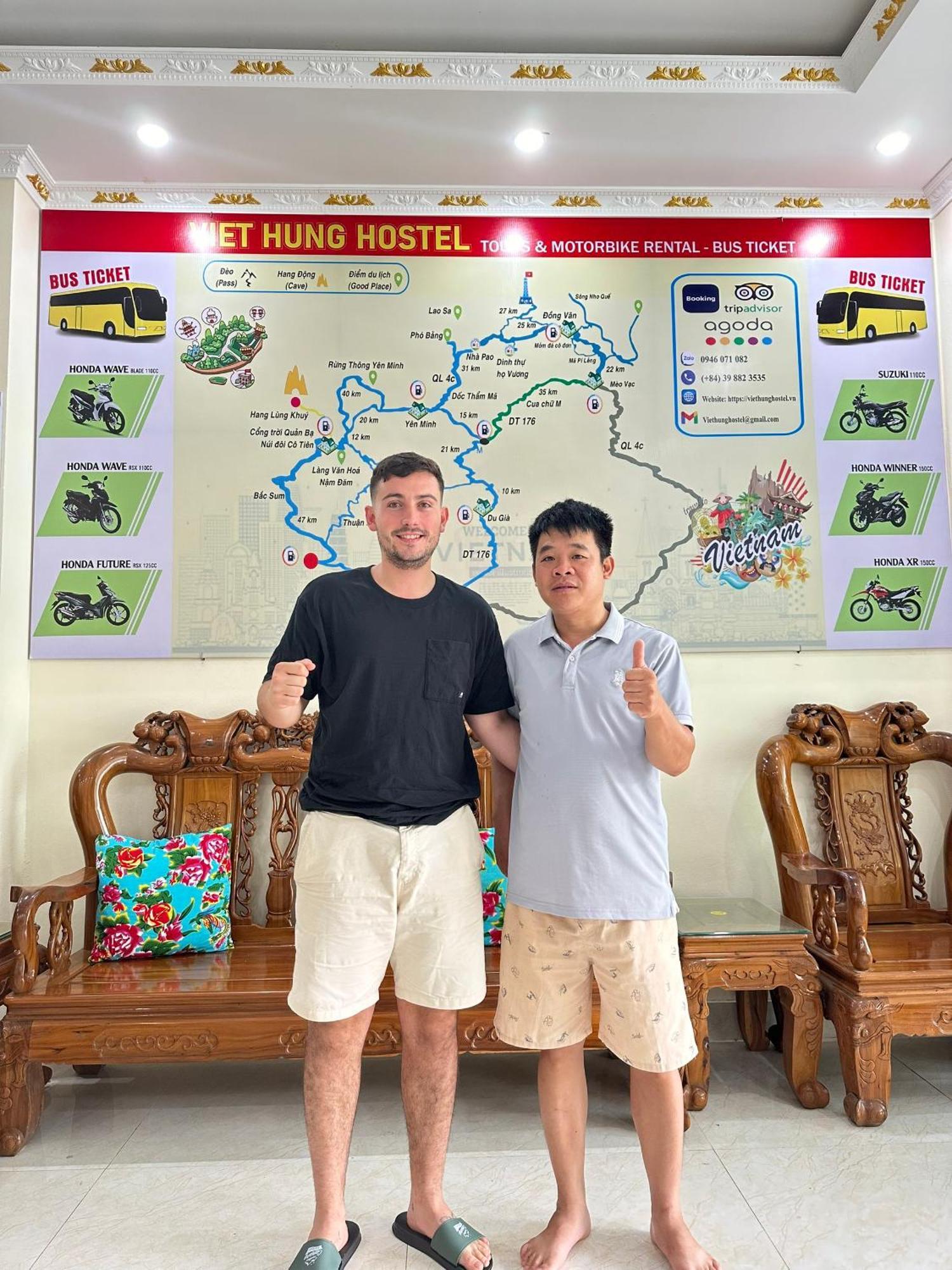 Viethung Hostel-Motorbikes For Rental - Tour Lang Lap Exteriér fotografie